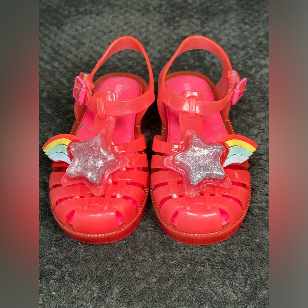 Mini Melissa sandals in great shape